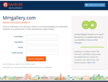 Tablet Screenshot of mmgallery.com